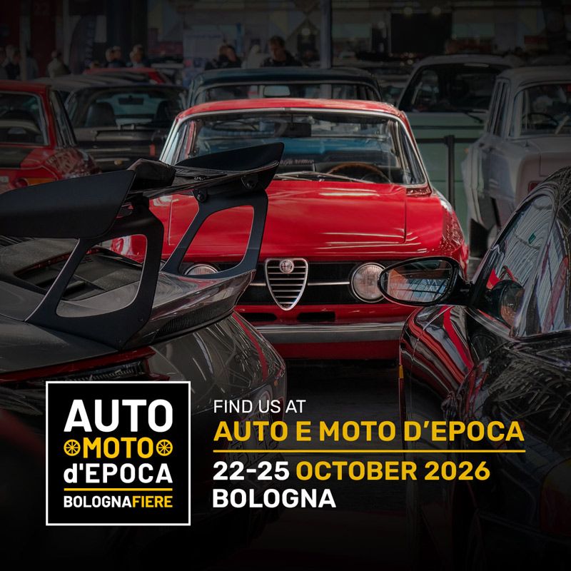 The Auto e Moto d’Epoca 2026 will be held October 22–25, 2026 at the Bologna Exhibition Centre (BolognaFiere), Italy. It is Europe’s largest classic car and motorcycle exhibition, featuring over 7,000 vehicles across 235,000 sqm of exhibition space.