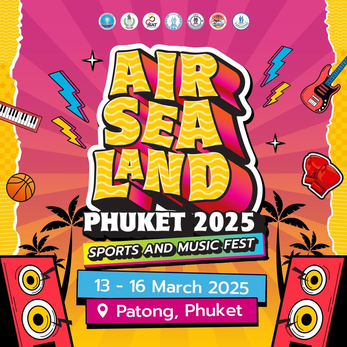มีนานี้! หาดป่าตองต้องเดือดจัดเต็ม และมันส์แน่นอน!!กับงาน "AIR SEA LAND PHUKET 2025" สุดยอดมหกรรมกีฬา & คอนเสิร์ตแห่งปีที่ภูเก็ต! โดย การกีฬาแห่งประเทศไทย