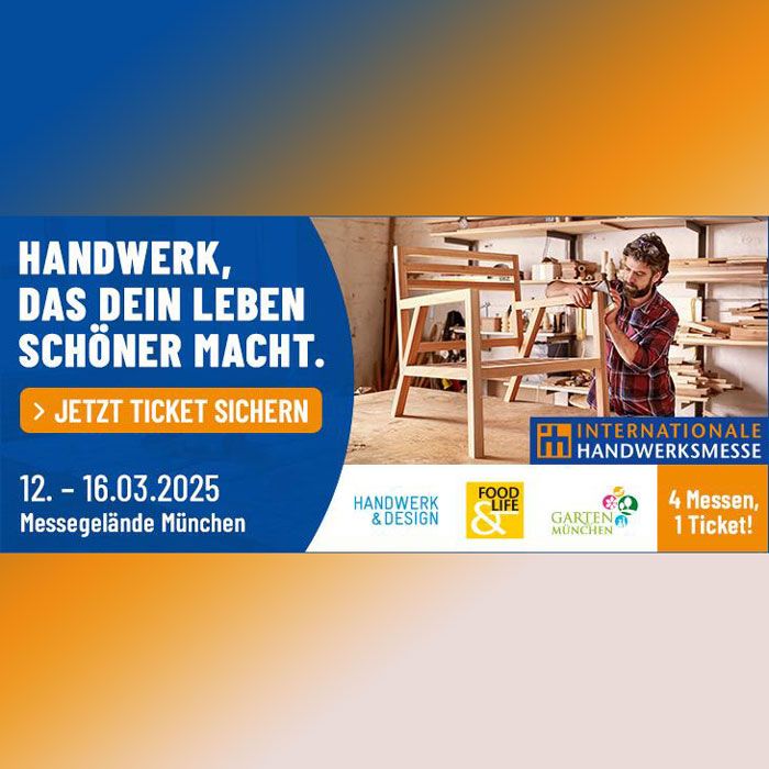 The “Internationale Handwerksmesse“ (IHM) shows the whole world of crafts. Exhibitors from over 60 trades and industries offer visitors a comprehensive overview of the performance, quality and innovative strength of the skilled crafts sector.
