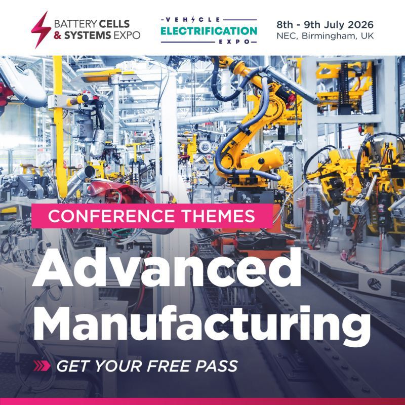 The Battery Cells & Systems Expo 2026 will be held on July 8–9, 2026 at NEC Birmingham, Halls 7 & 8, bringing together over 200 exhibitors, 4,000+ attendees, and 180+ expert speakers. It is the UK’s premier event for battery innovation, co-located with the Vehicle Electrification Expo, The Advanced Materials Show, and The Advanced Ceramics Show.