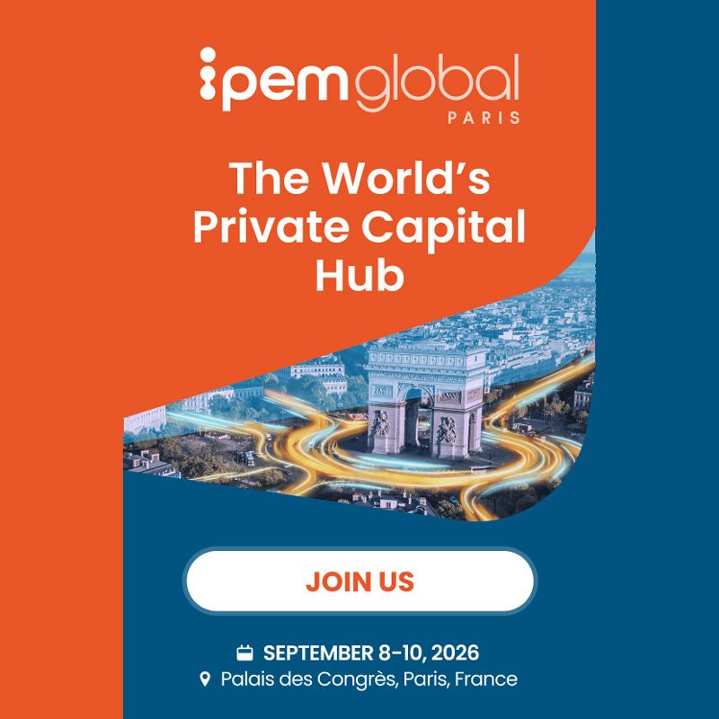 The IPEM Global 2026 will take place from September 8–10, 2026 at the Palais des Congrès, Paris, France, gathering over 4,000 participants including 800+ LPs. Branded as “The World’s Private Capital Hub”, it is the leading global event for private equity and private markets, attracting investors and fund managers from all continents.