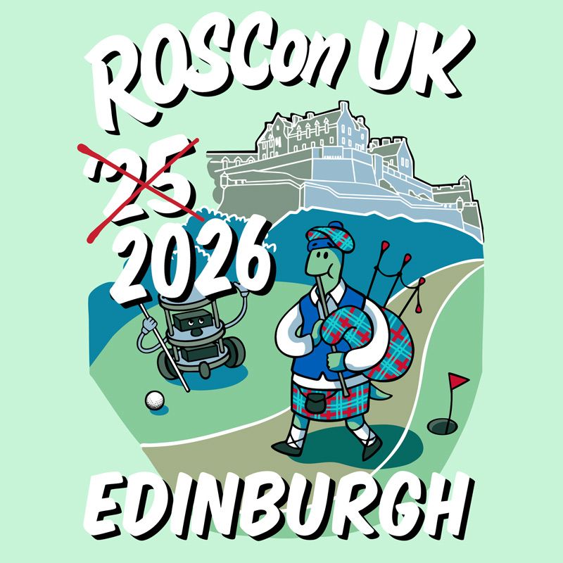 The ROSCon UK 2026 will be held from October 21–23, 2026 at the Edinburgh International Conference Centre, Scotland, UK. Organized by the ROSCon UK Association in collaboration with Open Robotics, this conference is dedicated to the UK’s ROS developer community, while welcoming international participants.