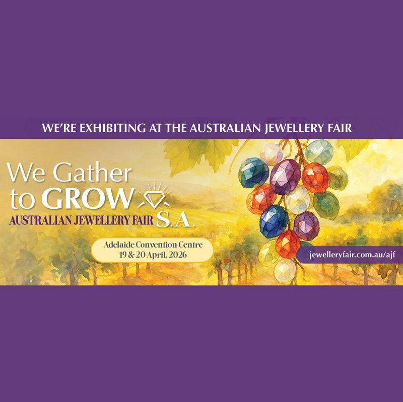 Australian Jewellery Fair 2026 หรือ AJF 2026 จะจัดขึ้นระหว่างวันที่ 19–20 เมษายน 2569 ณ Adelaide Convention Centre เมืองแอดิเลด ประเทศออสเตรเลีย งานนี้เป็นงาน trade‑only ที่เปิดสำหรับผู้ซื้อและผู้ขายในอุตสาหกรรมเครื่องประดับและนาฬิกาเท่านั้น
