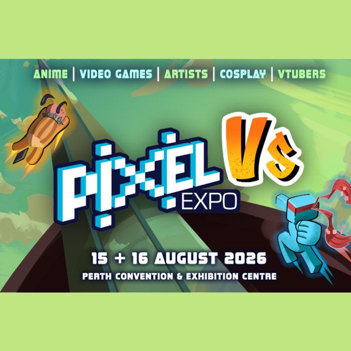The Pixel Expo VS 2026 will be held on August 15–16, 2026 at the Perth Convention & Exhibition Centre (PCEC) in Perth, Western Australia. Organized by Phoenix Animation & Gaming Events Inc., it is WA’s largest gaming and animation expo, attracting over 10