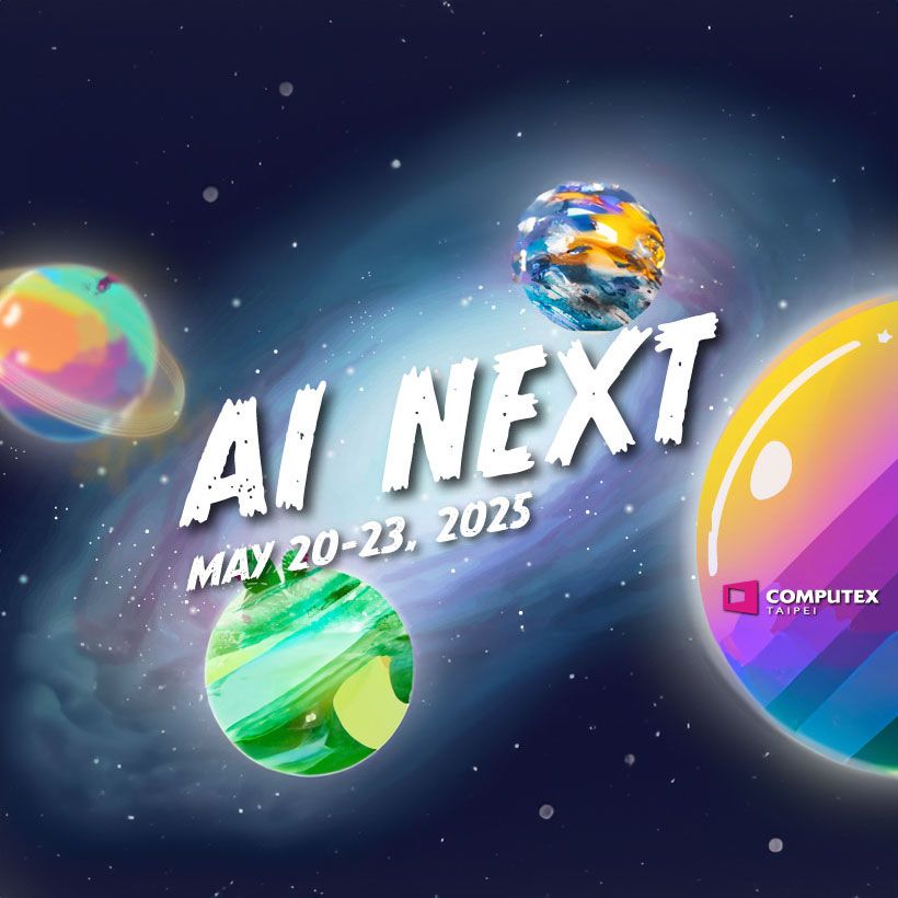 COMPUTEX is a leading global exhibition focused on AIoT and startups.The expo will continue with the position of “AI Next”,featuring the latest tech trends: AI & Robotics, Next-Gen Tech, and Future 
