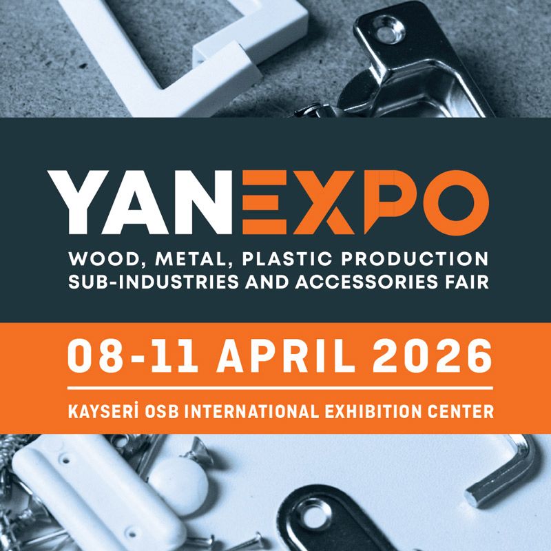 งาน YANEXPO 2026 จะจัดขึ้นระหว่างวันที่ 8–11 เมษายน 2569 ที่ Kayseri International Exhibition Center, Kayseri, Turkey โดยเป็นงานแสดงสินค้าด้าน เฟอร์นิเจอร์ ซับอินดัสทรี และอุปกรณ์เสริม ที่สำคัญที่สุดในภูมิภาค งานนี้จัดขึ้นพร้อมกับ ANAMAK และ ANATEX ทำให้ครอบคลุมทั้ง เทคโนโลยีการผลิต ระบบยึด วัสดุโลหะ-พลาสติก ผ้า และโซลูชันบรรจุภัณฑ์