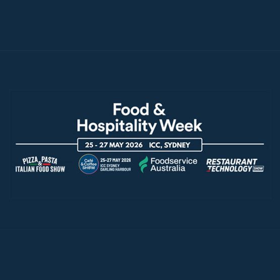 The Food & Hospitality Week Sydney 2026 will take place from May 25–27, 2026 at the ICC Sydney, Darling Harbour, featuring 600+ exhibitors and attracting 20,000+ visitors. It unites four major shows: Restaurant & Foodservice Show, Pizza Pasta & Italian Food Show, Café & Coffee Show, and RESTECH: Hospitality Technology Event.