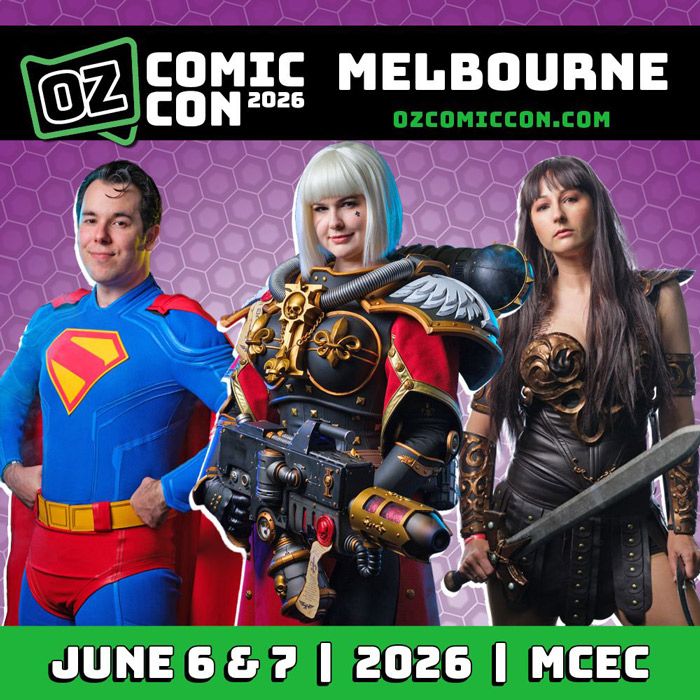 Oz Comic-Con Melbourne 2026 จะจัดขึ้นที่ Melbourne Convention and Exhibition Centre (MCEC) ระหว่างวันที่ 6–7 มิถุนายน 2026 เวลา 09:00–17:00 น. ของทั้งสองวัน ถือเป็นงานคอนเวนชัน pop culture ที่ใหญ่ที่สุดในออสเตรเลีย