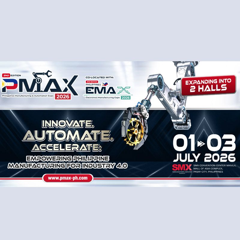 The 2nd Philippines Manufacturing and Automation Expo (PMAX) 2026 will take place from July 1–3, 2026 at the SMX Convention Center, Pasay City, Philippines. This premier event focuses on smart manufacturing, automation, and Industry 4.0 technologies, aiming to drive efficiency, competitiveness, and sustainable growth in the Philippine industrial sector.