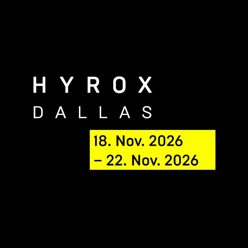 The HYROX Dallas 2026 will take place November 18–22, 2026 at the Kay Bailey Hutchison Convention Center, Dallas, Texas. Expanding to a five‑day format, it reflects Texas’ status as HYROX’s largest and most passionate market in North America.