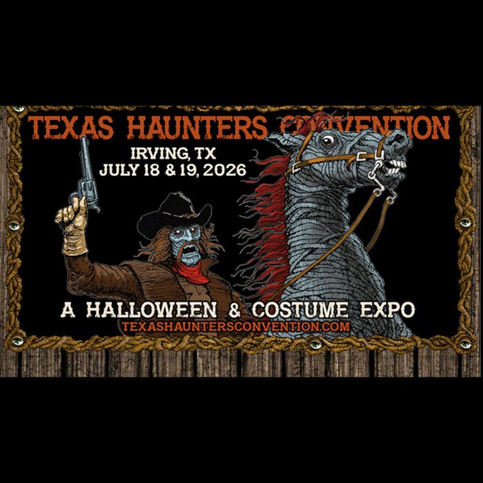 The Texas Haunters Convention 2026 will take place July 18–19, 2026 at the Irving Convention Center, Dallas/Fort Worth Metroplex. It is a cash‑and‑carry style Halloween convention open to the public, designed for haunt owners, industry professionals, home haunters, families, and cosplay enthusiasts.