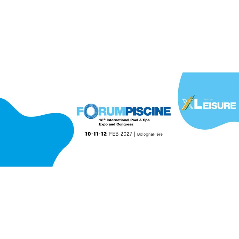 The International Pool & Spa Expo & Congress 2027 (ForumPiscine 2027) will take place February 10–12, 2027 at BolognaFiere, Bologna, Italy, marking its 18th edition. Organized by Editrice Il Campo, it is Italy’s only specialized international trade fair dedicated to pools, spas, and outdoor leisure.