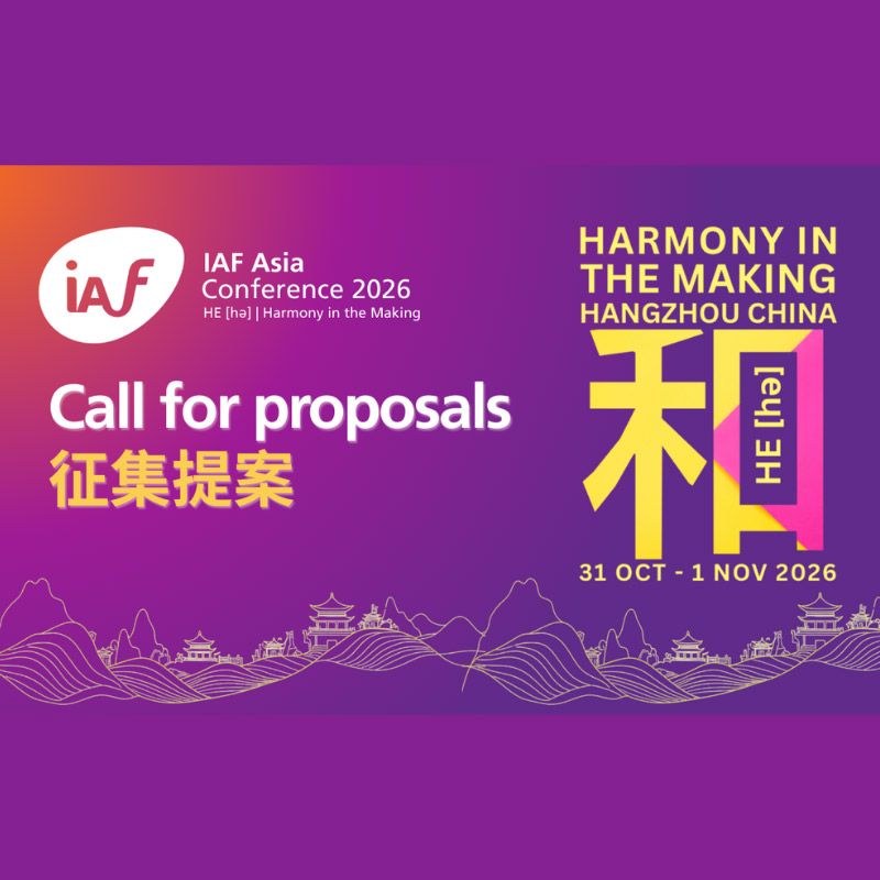 The IAF Asia Conference 2026 will take place October 31 – November 1, 2026 in Hangzhou, China, with pre‑conference workshops on October 29–30. This marks the 25th edition of the Asia Facilitation Conference, organized by the International Association of Facilitators (IAF).