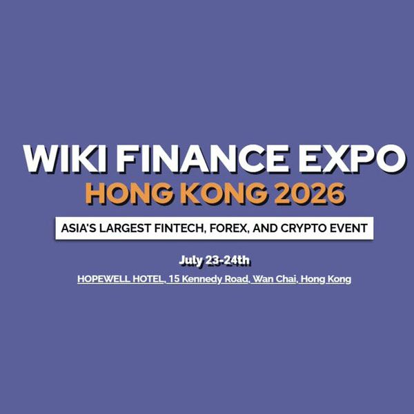 The WIKI Finance Expo Hong Kong 2026 will take place on July 23–24, 2026 at the Hopewell Hotel, Wan Chai. Recognized as Asia’s largest fintech, forex, and crypto event, it will gather 12,000+ attendees, 200+ speakers, and 100+ exhibitors from more than 120 countries.