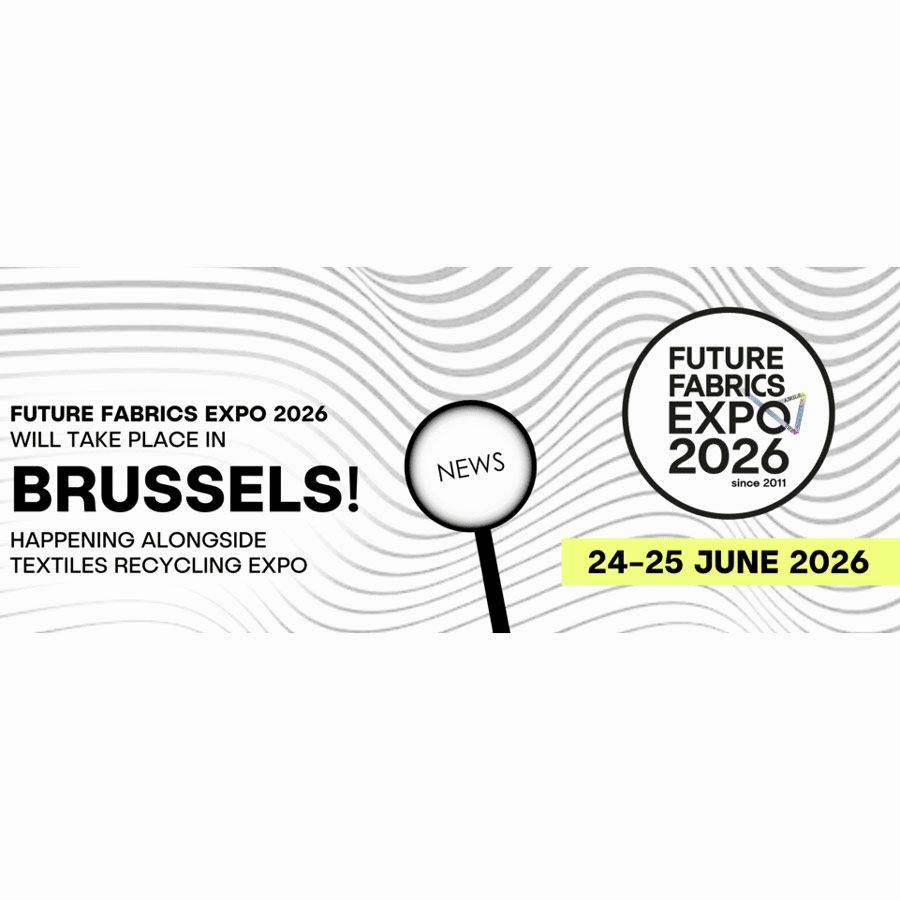 The Future Fabrics Expo 2026 will take place on June 24–25, 2026 at Brussels Expo, Hall 3, marking its 15th anniversary and first edition outside London. Organized by The Sustainable Angle, the expo is the world’s largest dedicated showcase for certified, responsibly produced, and sustainable materials across fashion, footwear, interiors, and lifestyle sectors.