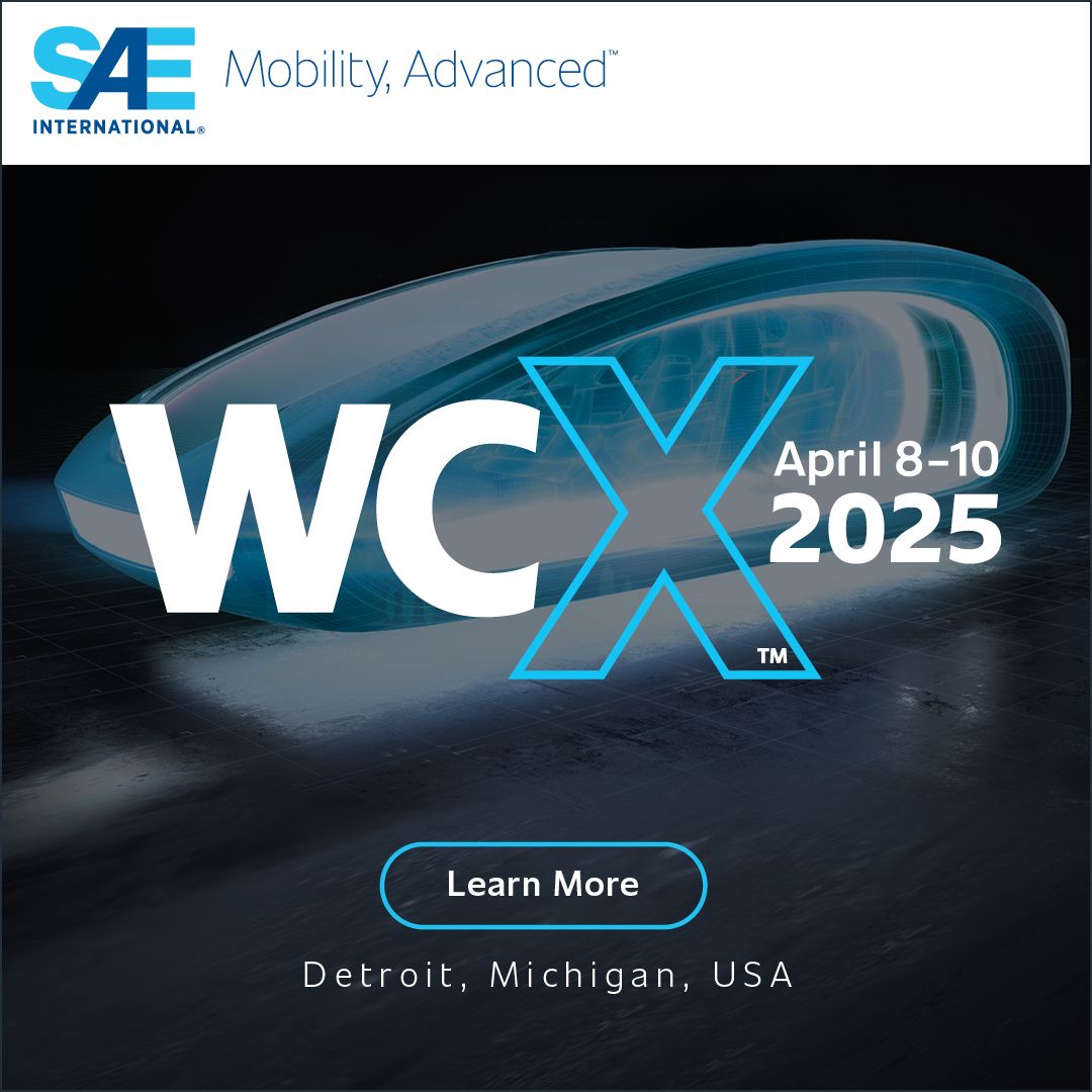 The WCX™ 2025 World Congress Experience, powered by SAE International®, is the premier destination for the latest insights into consumer metrics, regulatory standards, and technical advancements across the entire vehicle ecosystem.