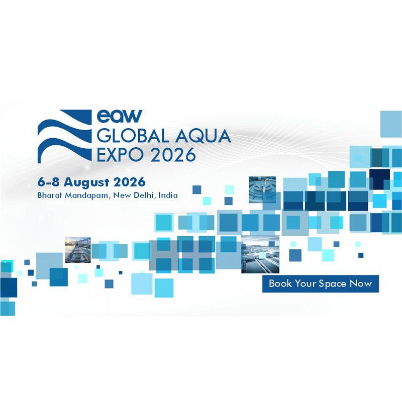 The EAW Global Aqua Expo 2026 is scheduled for August 6–8, 2026 at Hall No. 1, Bharat Mandapam (Pragati Maidan), New Delhi, India. Organized by EverythingAboutWater (EAW) and supported by the Earth Water Foundation, the expo is recognized as the largest water and wastewater exhibition in South Asia.