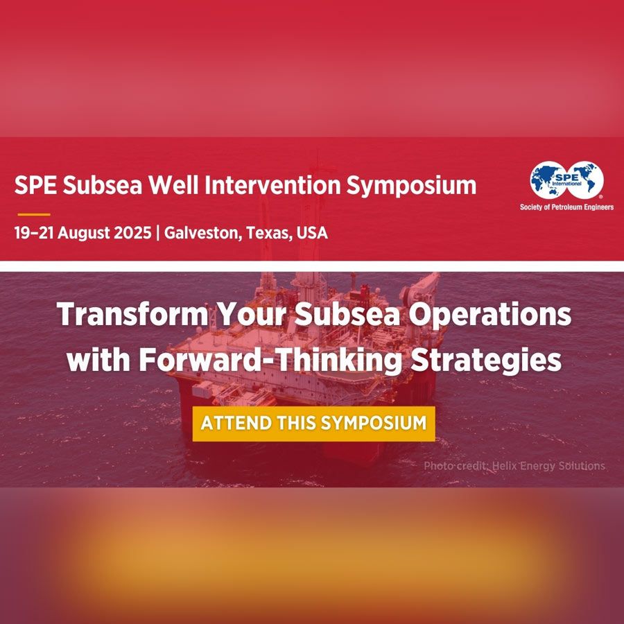 SPE Subsea Well Intervention Symposium 2025 Step into the dynamic world of subsea well intervention at the 2025 SPE Subsea Well Intervention Symposium, where innovation meets the growing demand in this burgeoning market.