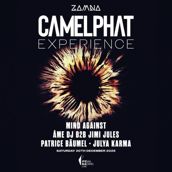 งานแสดงดนตรีอิเล็กทรอนิกส์สุดล้ำจากดูโอ CamelPhat ที่จะจัดขึ้นในวันที่ 20 ธันวาคม 2025 ณ IFEMA MADRID LIVE โดยเป็นส่วนหนึ่งของการกลับมาของ Zamna Festival สู่กรุงมาดริด หลังจากเดินทางผ่านเมืองระดับโลกอย่าง Tulum, ลาสเวกัส, อัมสเตอร์ดัม และดูไบ