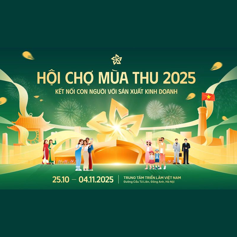 Hội Chợ Mùa Thu 2025 คืองานแสดงสินค้าและมหกรรมเศรษฐกิจระดับชาติของเวียดนาม ที่จัดขึ้นเพื่อต่อยอดพัฒนาเศรษฐกิจในประเทศผ่านการเชื่อมโยงผู้คนกับภาคการผลิต การค้า นวัตกรรม และวัฒนธรรมท้องถิ่น เป็นงานที่สะท้อนเอกลักษณ์เวียดนามยุคใหม่ ผสานความร่วมมือระหว่างรัฐ ผู้ประกอบการ และประชาชนอย่างครบมิติ 