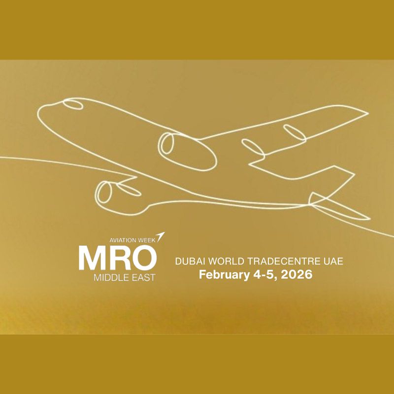 The MRO Middle East 2026 took place on February 4–5, 2026 at the Dubai World Trade Centre, co-located with Aircraft Interiors Middle East (AIME). As the region’s leading aviation aftermarket event, it attracted 9,000+ attendees and 300+ exhibitors, marking its largest edition to date.