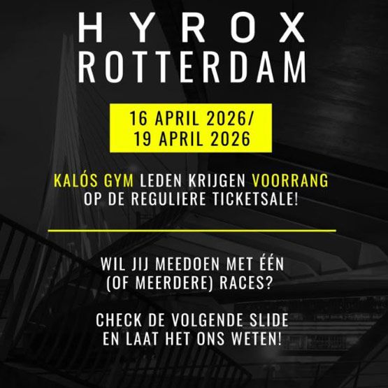 The HYROX Rotterdam 2026 will take place from April 15–19, 2026 at Rotterdam Ahoy, Ahoyweg 10, Rotterdam, Netherlands. This marks the 4th edition of HYROX in Rotterdam, making it one of the largest fitness race events in Europe.