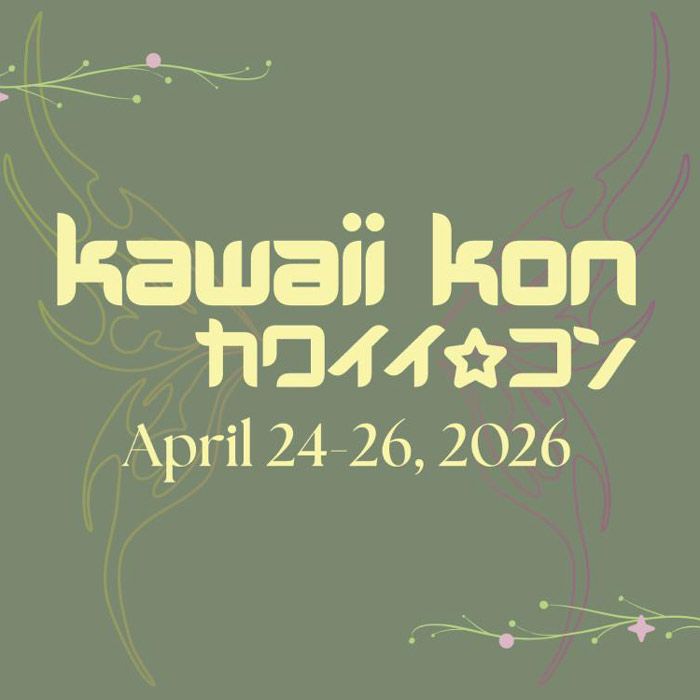 The Kawaii Kon 2026 will take place on April 24–26, 2026 at the Hawai‘i Convention Center in Honolulu. As Hawai‘i’s largest anime and Japanese pop culture convention, it features cosplay contests, anime screenings, concerts, esports tournaments, and artist alley exhibitions.