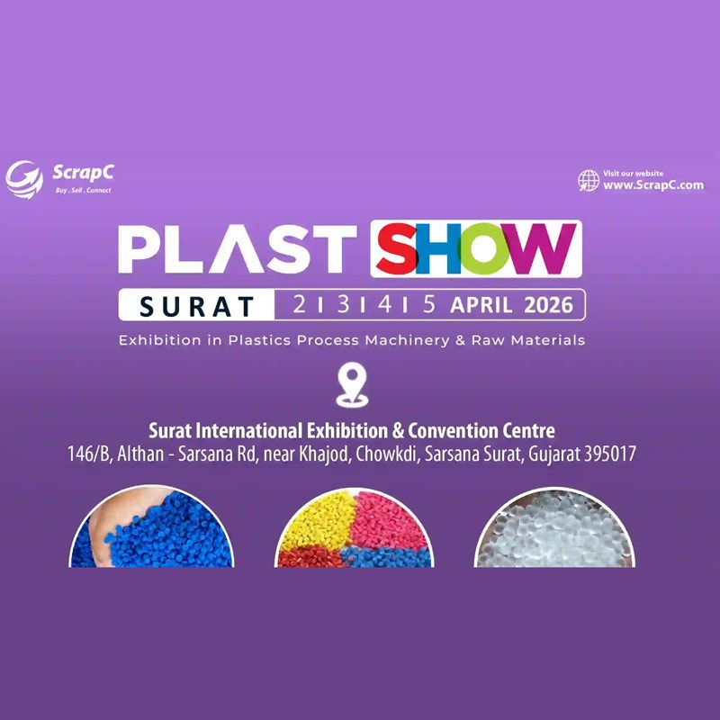 The 4th Plast Show Surat 2026 will take place on April 2–5, 2026 at the Surat International Exhibition & Convention Center (SIECC). Recognized as South Gujarat’s leading plastics industry exhibition, it highlights the region’s strength in extrusion, moulding, and recycling.