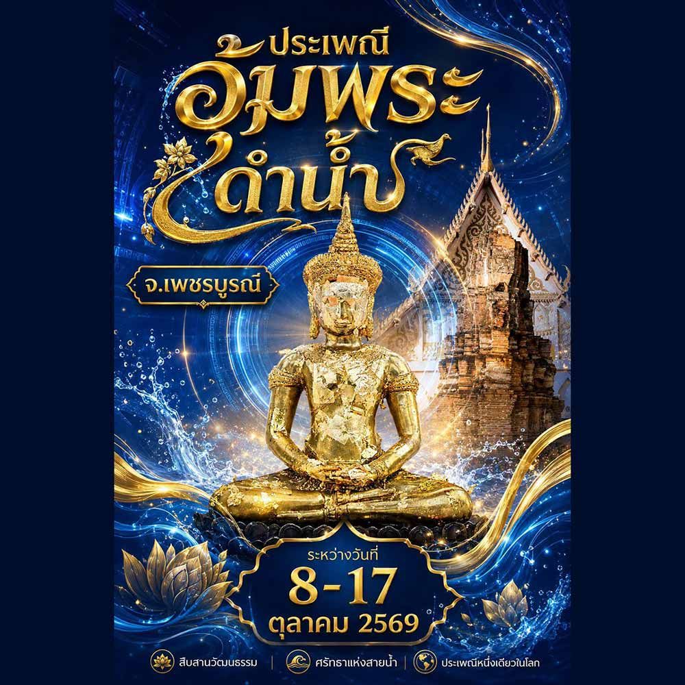 ประเพณีอุ้มพระดำน้ำจังหวัดเพชรบูรณ์ ประจำปี 2569