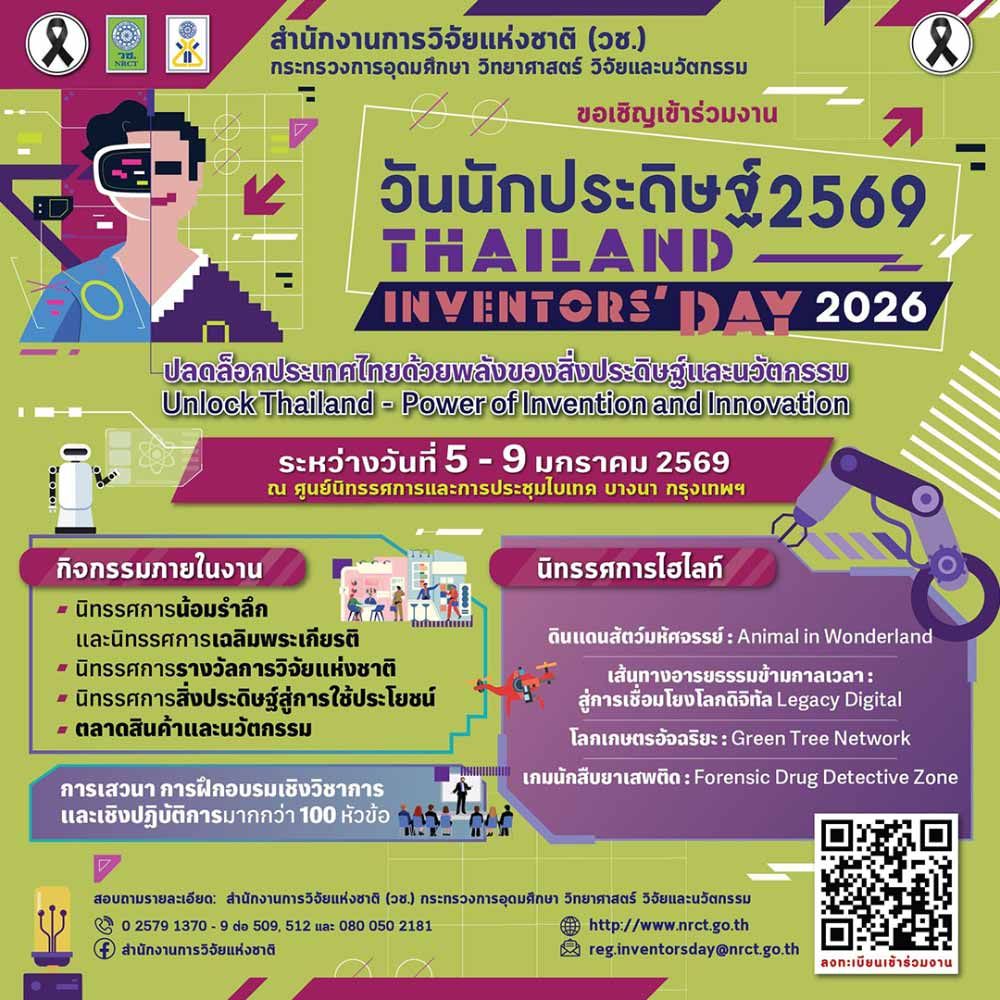 วันนักประดิษฐ์ 2569 (Thailand Inventors’ Day 2026)