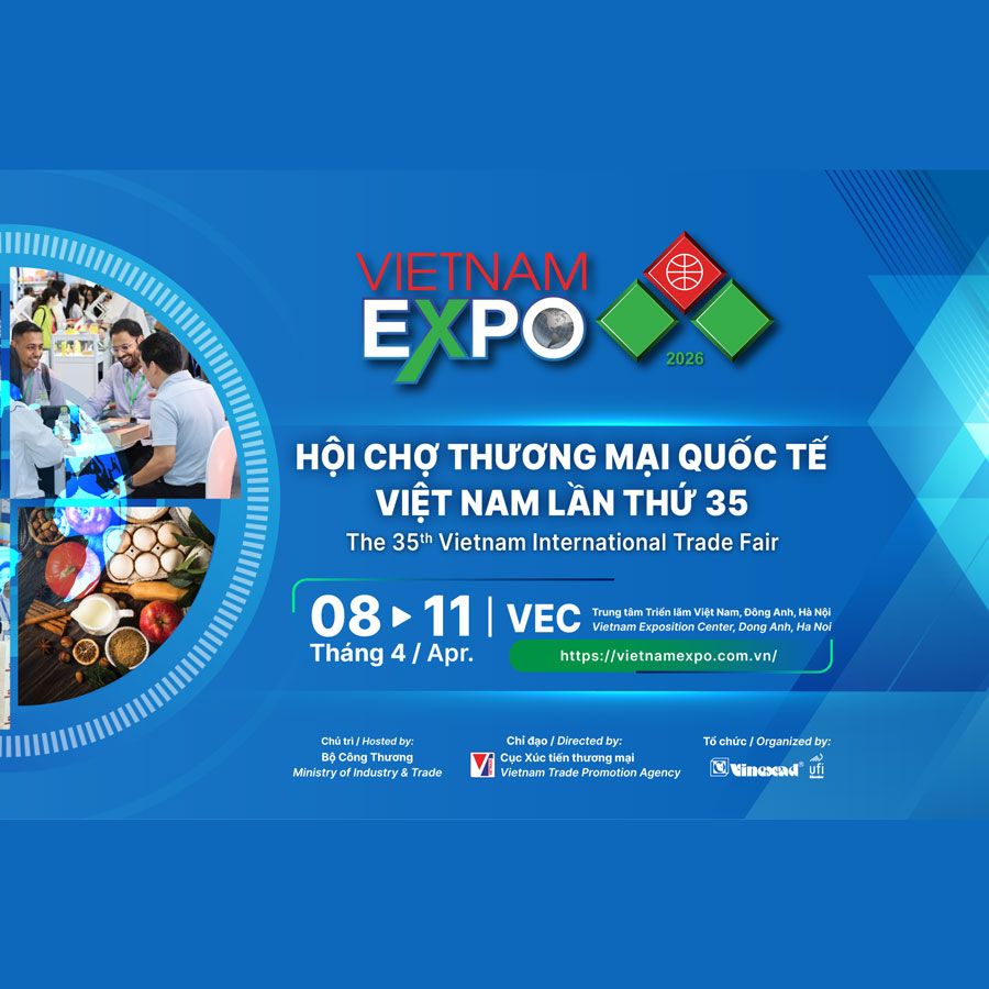 งาน Vietnam Expo ครั้งที่ 35 ปี 2026 เป็นงานแสดงสินค้าและการค้าระหว่างประเทศที่เก่าแก่ที่สุดในประเทศเวียดนาม จัดขึ้นโดยกระทรวงอุตสาหกรรมและการค้าเวียดนาม (MOIT) โดยมีหน่วยงาน Vietnam Trade Promotion Agency (VIETRADE) เป็นผู้กำกับ และบริษัท VINEXAD