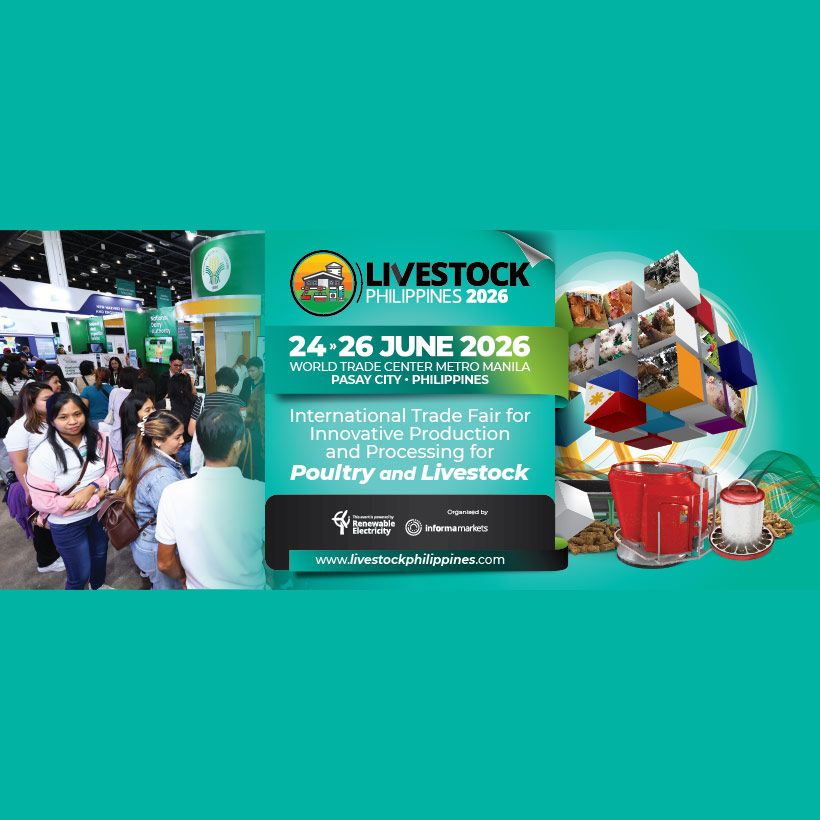 Livestock Philippines 2026 will be held from 24–26 June 2026 at the World Trade Center Metro Manila. Organized by Informa Markets, it is the country’s premier international B2B event for livestock, poultry, aquaculture, feeds, and meat sectors. The exhibition will feature 300+ exhibitors from across the globe and attract thousands of trade visitors.