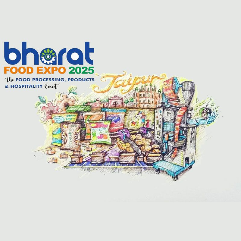 Bharat Food Expo 2025 เป็นงานแสดงสินค้าและเทคโนโลยีด้านอาหาร การแปรรูป และบริการจัดเลี้ยงระดับนานาชาติ จัดขึ้นระหว่างวันที่ 28–30 พฤศจิกายน 2025 ณ Jaipur Exhibition & Convention Centre (JECC)