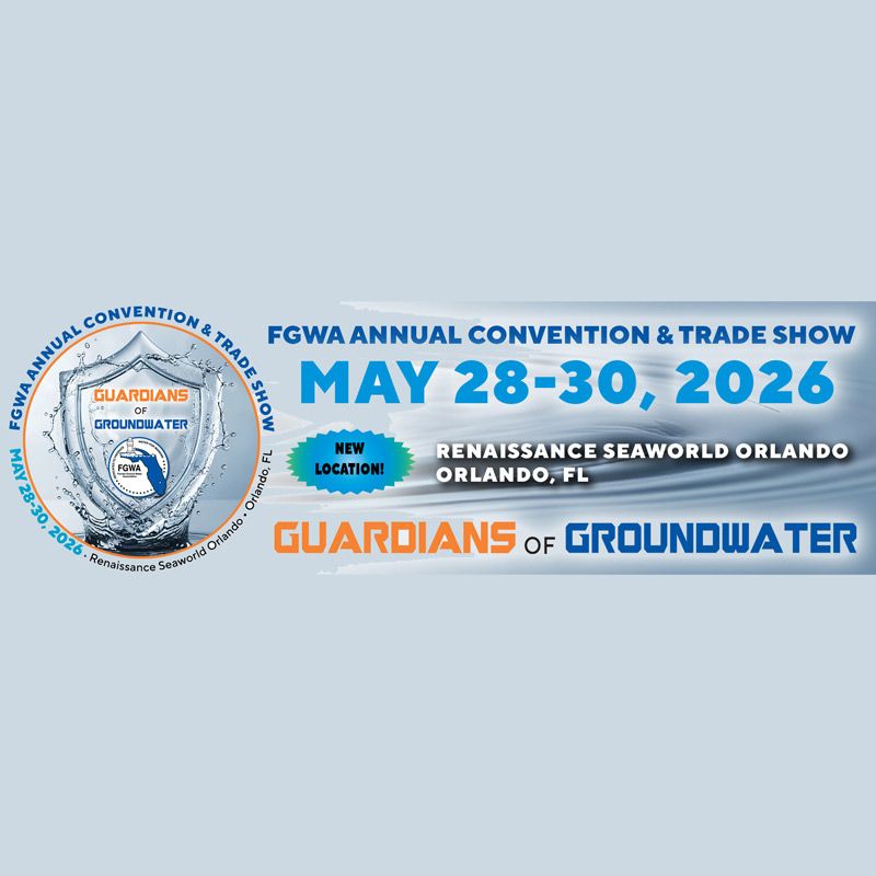 The Florida Ground Water Association (FGWA) Annual Convention & Trade Show 2026 is scheduled for May 28–30, 2026 at the Renaissance Orlando at SeaWorld, Orlando, FL. This premier event is designed for water well contractors, drilling professionals, and groundwater specialists across the state and nation.