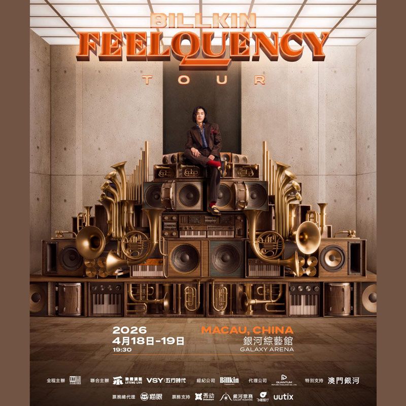 Following the sold-out success of his Feelquency Concert in Bangkok, Billkin (Putthipong Assaratanakul) announced the BILLKIN FEELQUENCY TOUR, taking his music to international audiences.
