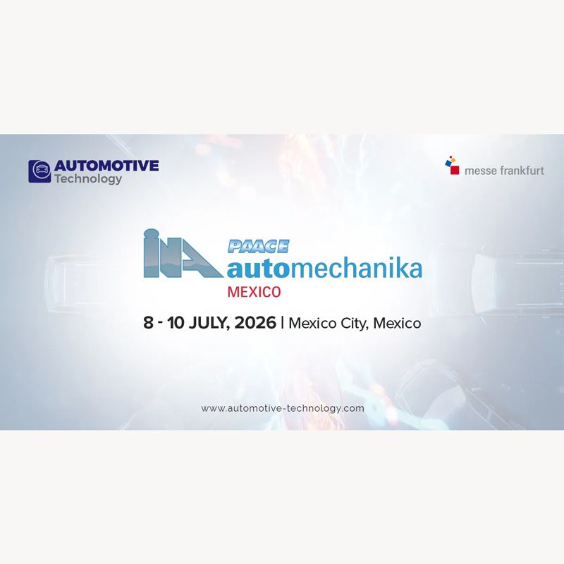 The INA PAACE Automechanika Mexico City 2026 is scheduled for July 16–18, 2026 at the Centro Citibanamex, Mexico City. Organized by Messe Frankfurt and INA (Industria Nacional de Autopartes), it is the leading automotive aftermarket trade fair in Latin America, attracting thousands of professionals from across the region.