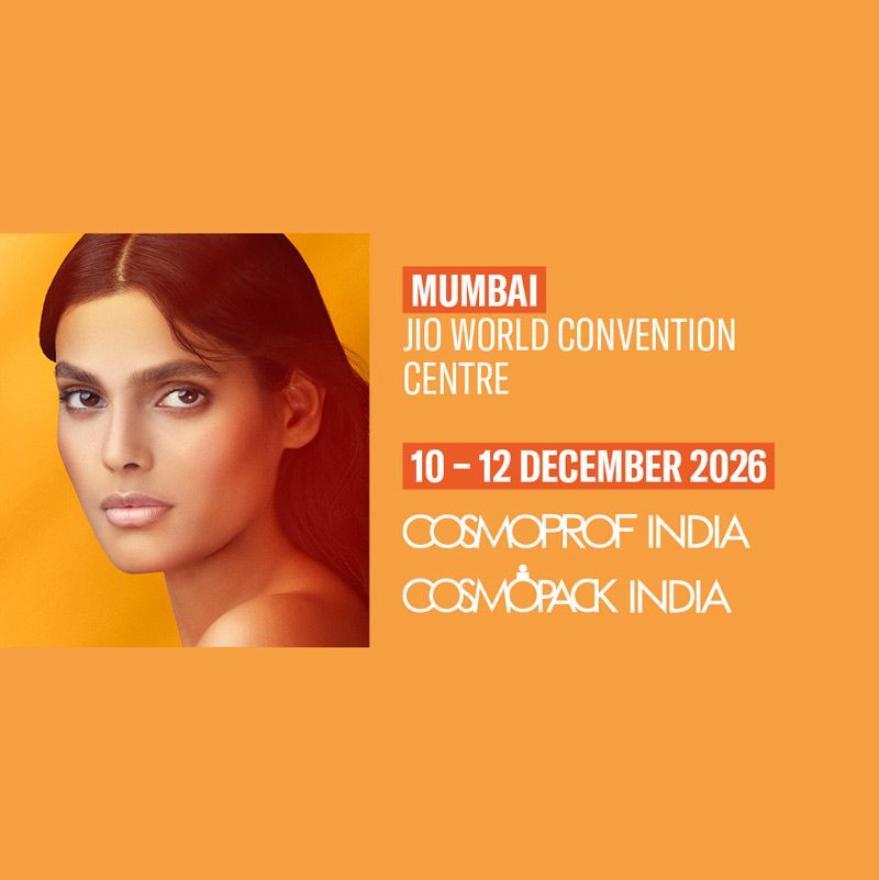 The Cosmoprof India + Cosmopack India 2026 will be held December 10–12, 2026 at the Jio World Convention Centre, Mumbai. This 7th edition is the premier B2B beauty trade show in South Asia, showcasing the entire beauty supply chain and finished products.