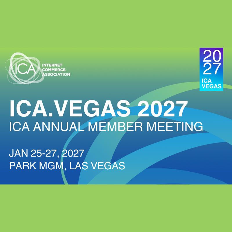 The ICA.Vegas 2027 Annual Member Meeting is scheduled for January 25–27, 2027 at Park MGM, Las Vegas, Nevada. This event is the flagship gathering of the Internet Commerce Association (ICA), a non‑profit organization dedicated to protecting the rights of domain name investors and promoting fair practices in the domain industry.