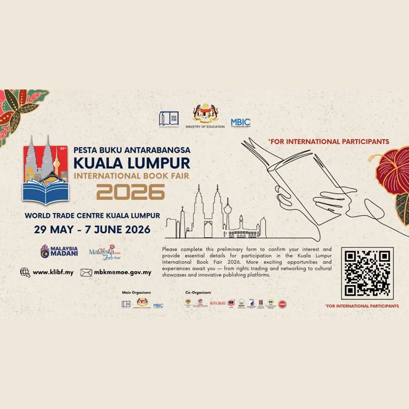 The 43rd Kuala Lumpur International Book Fair (KLIBF) will be held from May 29 – June 7, 2026 at the World Trade Centre Kuala Lumpur (WTCKL). Recognized as Malaysia’s largest annual literary event and one of Southeast Asia’s biggest book fairs, it attracts millions of visitors each year .