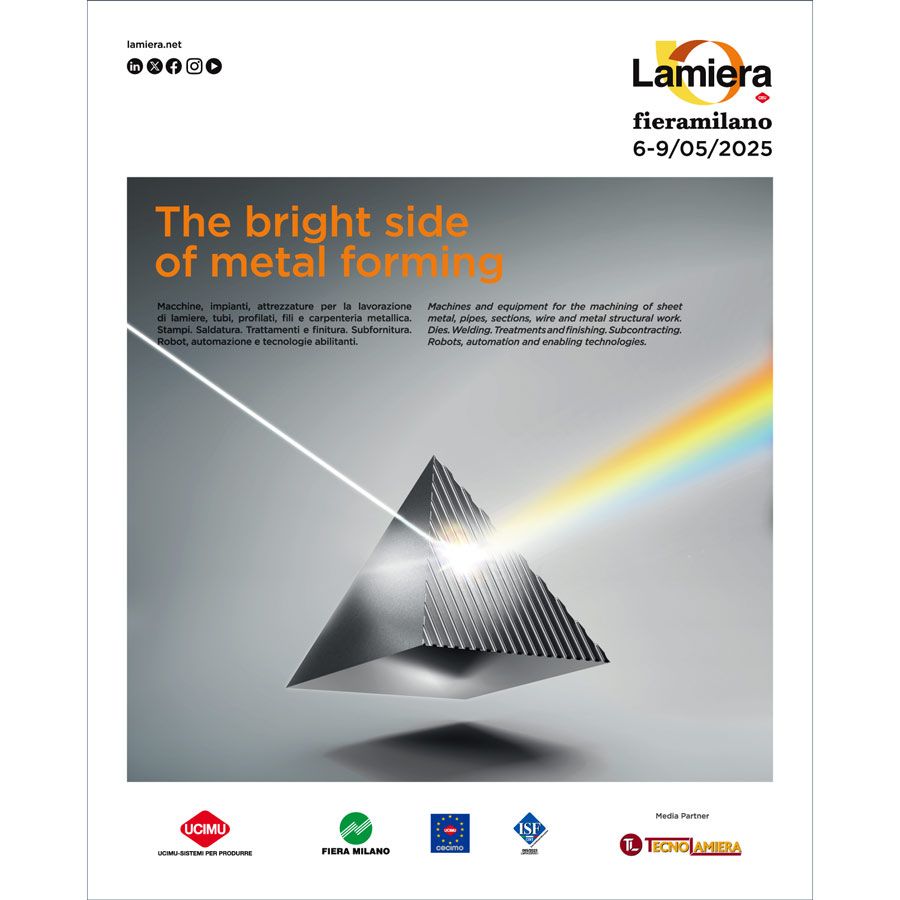 LAMIERA: good collection of applications, Confirmations and new important returns among exhibitors. Appointment at fieramilano rho from 6 to 9 May 2025