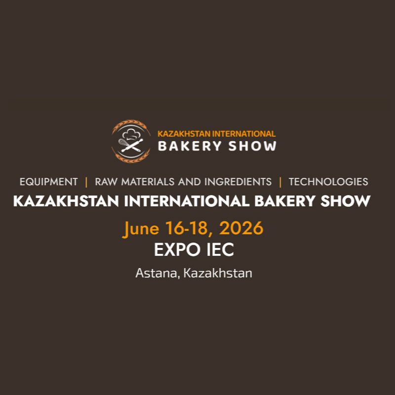 The Kazakhstan International Bakery Show 2026 is the key professional event for the bakery and confectionery industry in Central Asia, held at the EXPO International Exhibition Center in Astana. The exhibition will feature 250+ manufacturers and suppliers showcasing equipment, raw materials, ingredients, and technologies for bakery production.