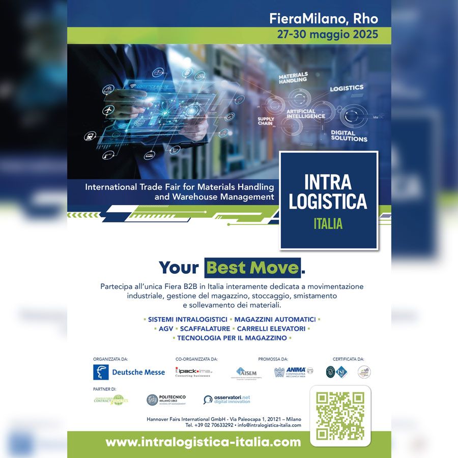INTRALOGISTICA ITALIA The B2B Trade Show for Intralogistics