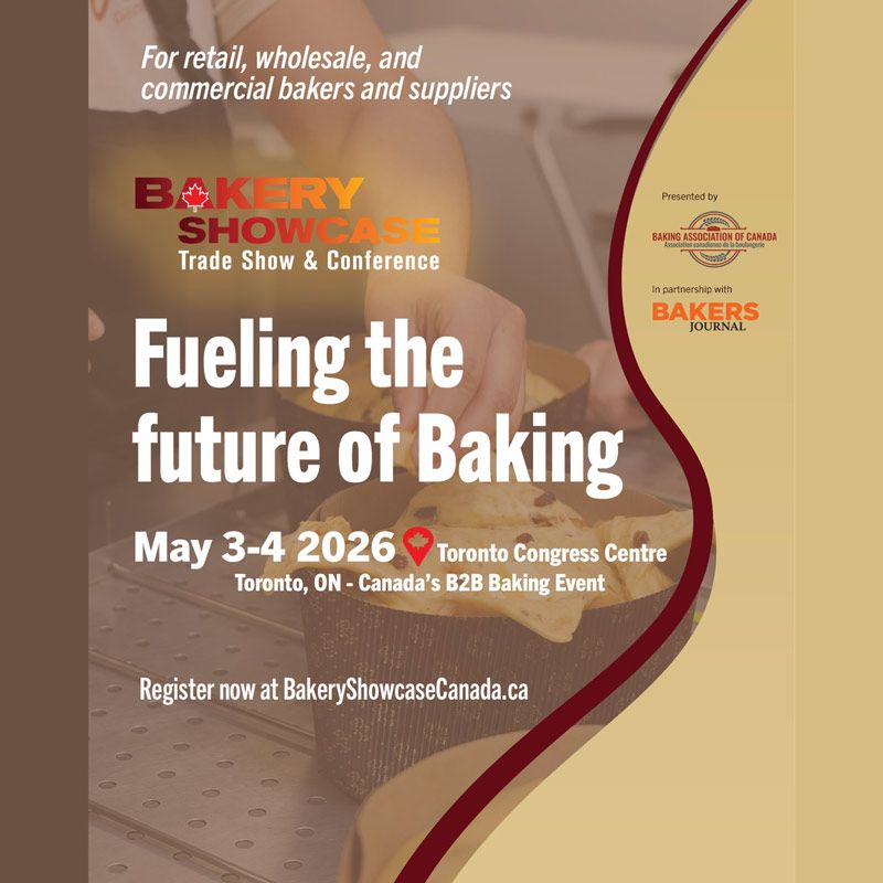 The Toronto Bakery Showcase 2026 will be held from May 3–4, 2026 at the Toronto Congress Centre. Organized by the Baking Association of Canada (BAC), it is the country’s largest national baking industry trade show and conference, rotating annually among Toronto, Montreal, and Vancouver.