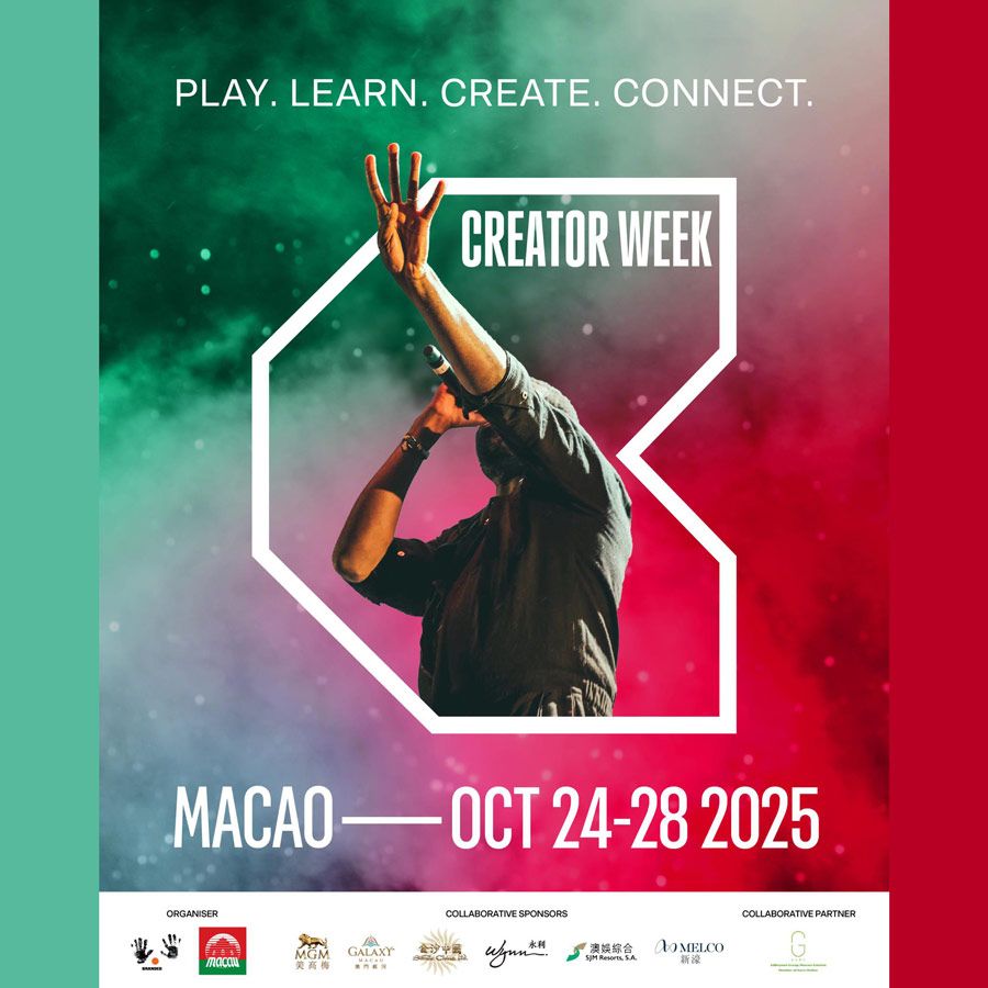 Creator Week Macao 2025 มหกรรมที่รวมผู้สร้างคอนเทนต์ระดับโลก แพลตฟอร์มโซเชียล และแบรนด์ชั้นนำ เพื่อเฉลิมฉลองเศรษฐกิจครีเอเตอร์ในรูปแบบที่เชื่อมโยงตะวันออกและตะวันตก