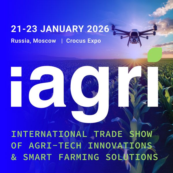 งาน iAGRI 2026 International Trade Show of Agri‑Tech Innovations & Smart Farming Solutions จะจัดขึ้นวันที่ 21–23 มกราคม 2026 ณ Crocus Expo IEC กรุงมอสโก ประเทศรัสเซีย จัดโดย Agros Expo Group เป็นงานใหม่ที่เน้น นวัตกรรมเทคโนโลยีการเกษตรและสมาร์ทฟาร์มมิ่ง โดยจัดร่วมกับ AGRAVIA 2026 เพื่อสร้างแพลตฟอร์มครบวงจรด้านการเกษตรในยูเรเซีย