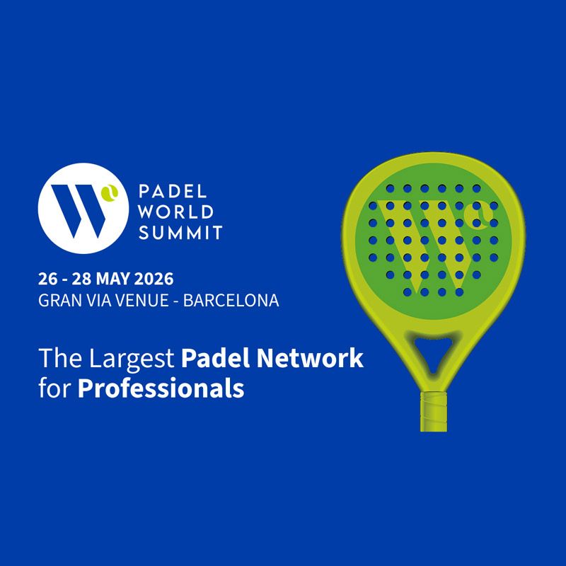 The Padel World Summit 2026 will take place from May 26–28, 2026 at Fira Barcelona – Gran Vía. It is the largest global networking and business event for the padel industry, bringing together clubs, operators, retailers, distributors, investors, brands, and federations.