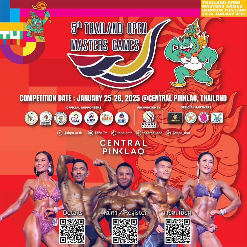 5TH THAILAND OPEN MASTERS GAMES