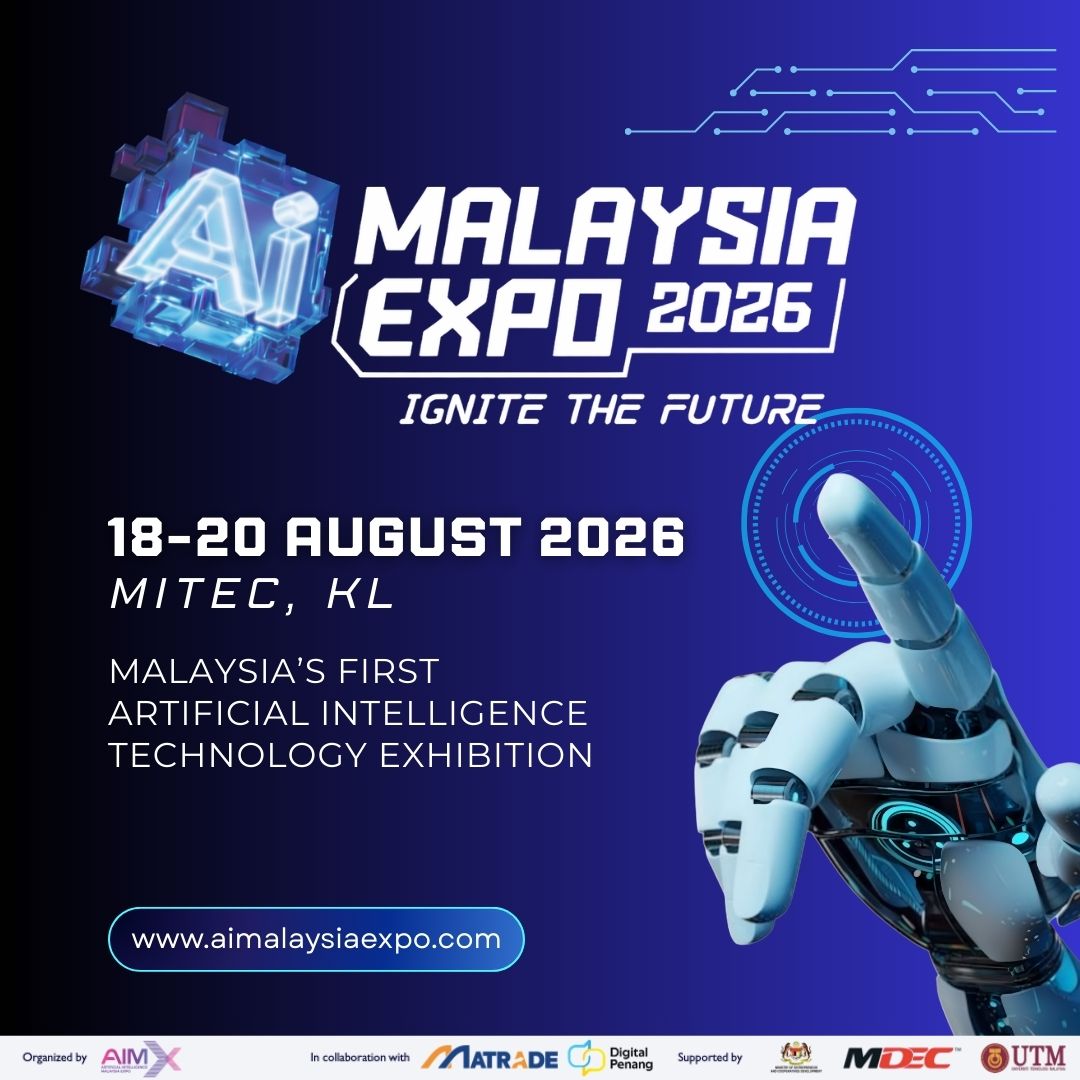 The AI Malaysia Expo (AIMX) 2026 will be held from August 18–20, 2026 at MITEC, Kuala Lumpur. It is Malaysia’s first national AI-focused exhibition and conference, designed to accelerate the country’s transition to a smart, AI-powered economy.