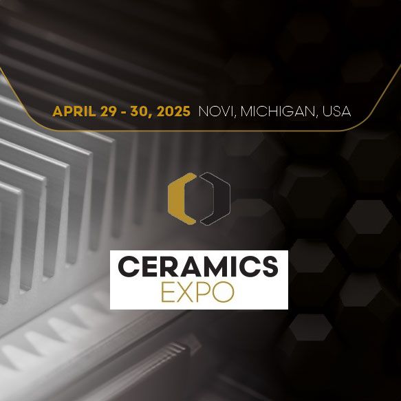      North America's leading technical ceramics exhibition and conference to discover how the unique properties of advanced ceramic materials enhance the efficiency, longevity and performance of high-tech manufacturing applications.