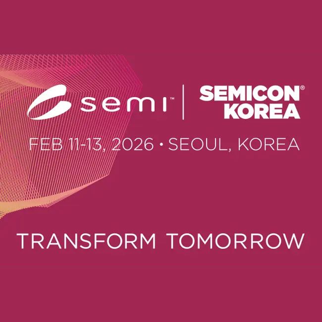 The SEMICON Korea 2026 will be held from February 11–13, 2026 at COEX, Seoul, South Korea, organized by SEMI Korea. It is Korea’s premier semiconductor industry exhibition, showcasing the latest materials, equipment, subsystems, and components.